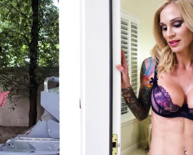 Смотреть порно: Зашел к соседке разогреть барбикью, а она затянула трахаться - соседка порно